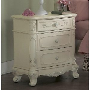 Homelegance Cinderella 24 Inch Nightstand in White - All
