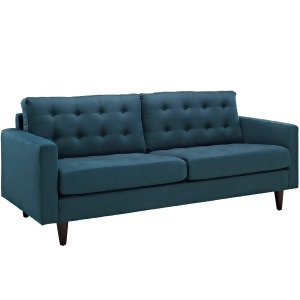 Modway Empress Upholstered Sofa in Azure - All