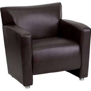 Flash Furniture Hercules Majesty Series Brown Leather Chair 222-1-Bn-gg - All