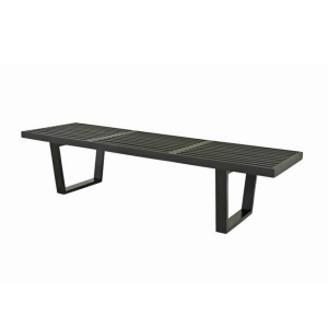 Mod Made Slat Bench In Black - All