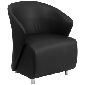 Flash Furniture Black Leather Reception Chair - All