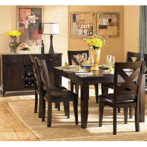 Homelegance Crown Point 10 Piece Dining Room Set in Merlot - All
