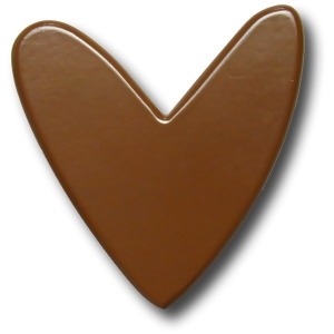 One World Modern Heart Chocolate Wooden Drawer Pulls Set of 2 - All