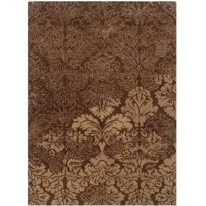 Linon Florence Rug In Brown And Beige 1'10 X 2'10 - All