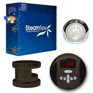 Steam Spa Indulgence Package for Steam Spa 6kW Steam Generators in Oil Rubbed Br - All