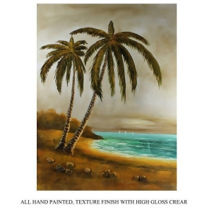 Entrada En41007 Hand Painted Oil Painting W High Gloss Set of 2 - All