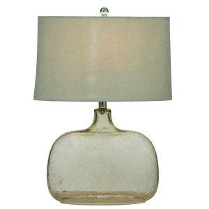 Bassett L2491t Portman Table Lamp in Clear Seeded Glass - All