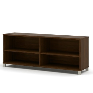 Bestar Pro-Linea Credenza In Oak Barrel - All