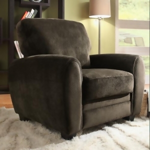 Homelegance Rubin Arm Chair in Chocolate Microfiber Set of 2 - All