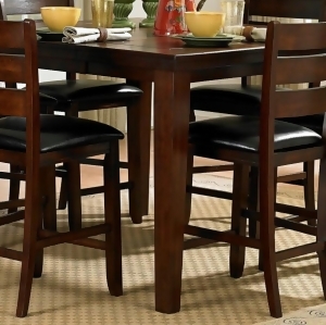 Homelegance Ameillia Extension Square Counter Height Table in Dark Oak - All