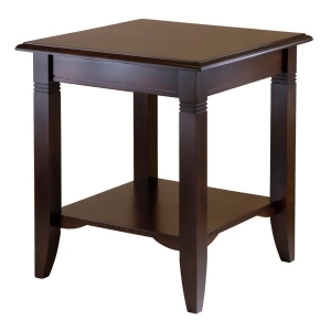 Winsome Wood Nolan End Table in Cappuccino - All