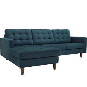 Modway Empress Left-Arm Sectional Sofa In Azure - All