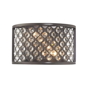 Elk Lighting Genevieve 2 Light Wall Sconce In Oil Rubbed Bronze - All