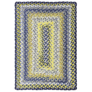 Homespice Sunflowers Braided Rectangle Rug - All