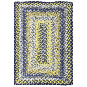 Homespice Sunflowers Braided Rectangle Rug - All