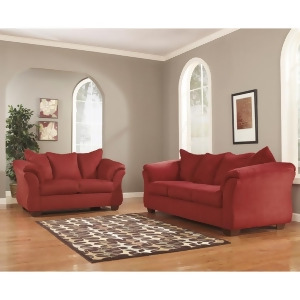 Flash Furniture Signature Design By Ashley Darcy Living Room Set In Salsa Fabric - All