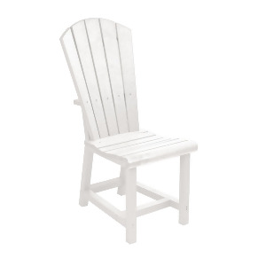 C.r. Plastics Addy Dining Side Chair In White - All