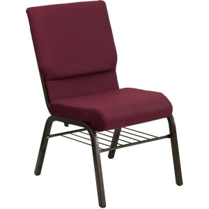 Flash Furniture Hercules Series 18.5 Inch Wide Burgundy Patterned Church Chair w - All