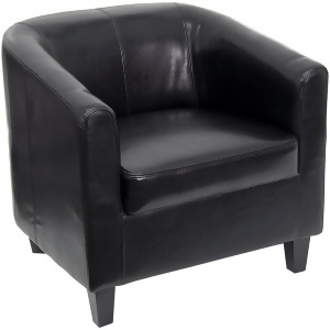 Flash Furniture Black Leather Office Guest Chair / Reception Chair Bt-873-bk-g - All
