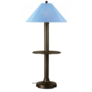 Patio Living Concepts Catalina 64 Inch Floor Table Lamp w/ 3 Inch Bronze Body - All