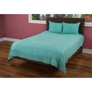 Rizzy Home 1 Piece Quilight In Aqua And Aqua - All