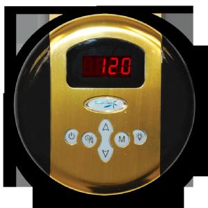 Steam Spa Programmable Control Panel w/ Time and Temperature Presents in Polishe - All