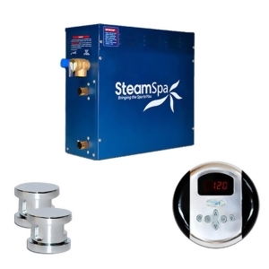 Steam Spa Oasis Package for Steam Spa 12kW Steam Generators in Chrome - All