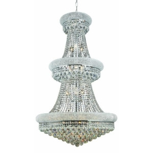 Lighting By Pecaso Adele Collection Large Hanging Fixture D30in H50in Lt 32 Chro - All