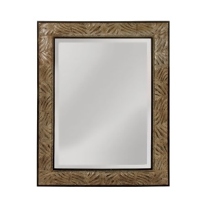 Mirror Masters Tameron Beveled Mirror Appealing Leaf Patterned Frame Mw4094c-003 - All