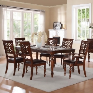Homelegance Creswell 7 Piece Dining Room Set in Rich Cherry - All