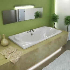 Atlantis Tubs 3672W Whisper 36 x 72 x 23 Inch Rectangular Soaking Bathtub - All