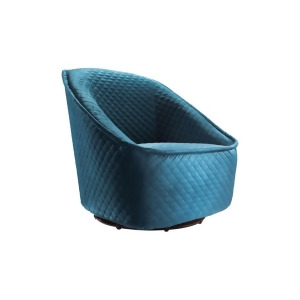 Zuo Pug Swivel Chair Aquamarine - All