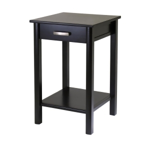 Winsome Wood Liso End Table / Printer Table w/ Drawer Shelf - All