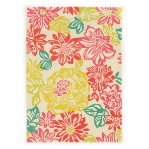 Linon Trio Rug In Pink And Multi 1.10 x 2.10 - All