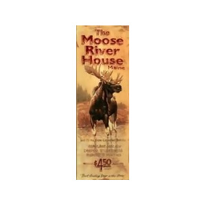 Red Horse Moose River House Sign - All