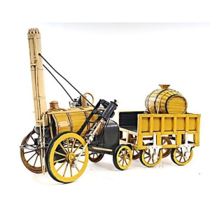 Old Modern Handicraft 1829 Yellow Stephenson Rocket Steam Locomotive - All