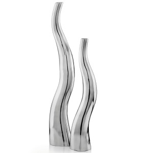 Modern Day Accents Curva Tall Wiggly Vases In Set of 2 - All