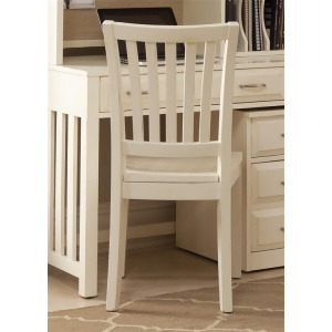 Liberty Furniture Hampton Bay School House Chair in White Finish - All