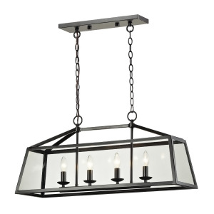 Elk Lighting Alanna Collection 4 Light Pendant In Oil Rubbed Bronze 31508/4 - All