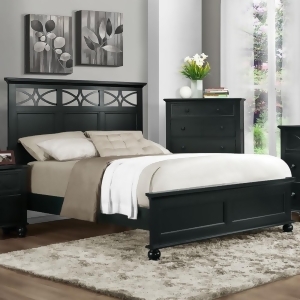 Homelegance Sanibel Platform Bed in Black - All