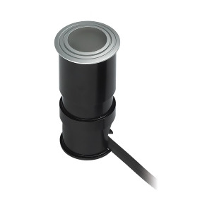 Cornerstone Alpha Collection 1 Light Wet Location Led Button In Brushed Aluminum - All