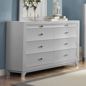 Homelegance Zandra 6 Drawer Dresser in White - All
