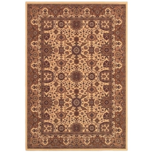 Couristan Himalaya Kailash Rug In Antique Cream-Persian Red - All