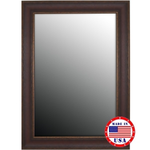 Hitchcock Butterfield Copper Embossed Bronze Framed Wall Mirror - All