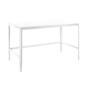 Lumisource Pia Desk Table In White - All