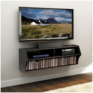 Prepac Bcaw-0200-1 Black Altus Wall Mounted Audio/Video Console - All