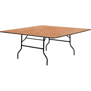 Flash Furniture 72 Inch Square Wood Folding Banquet Table Yt-wfft72-sq-gg - All