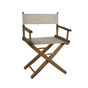 Yu Shan Extra-wide Premium Directors Chair Natural Frame with Natural Color Cove - All
