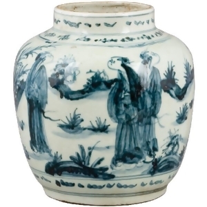 Oriental Danny Antique Blue And White Porcelain Pot 50187 - All