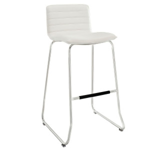 Modway Dive Barstool in White - All